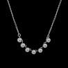 Collana Donna Luca Barra CK2041 In Acciaio Con Cristalli Trasparenti