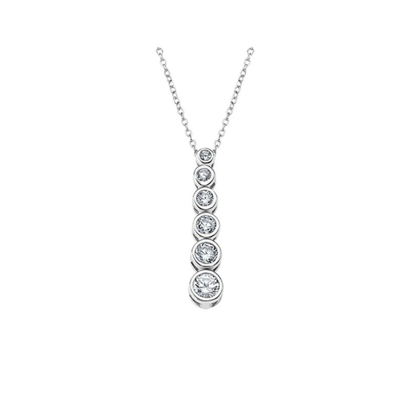 Collana Donna Lotus Silver LP1915-1/1 In Argento Con Pendente Tipo Tennis
