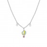 Collana Bambina Luca Barra JC156 In Acciaio Con Mongolfiera