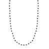 Collana Donna Lotus Silver LP3763-1/1 In Argento Con Cristalli Neri