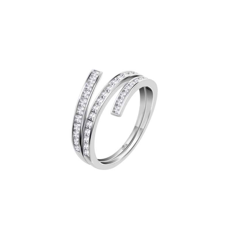 Anello Donna Lotus Silver LP3731-3/116 In Argento Con Zirconi Misura 16