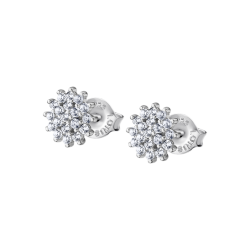 Orecchini Donna Lotus Silver LP3081-4/1 In Argento Con Zirconi