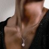 Collana Donna Lotus Silver LP3198-1/1 in Argento Con Perla e Zirconi