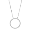 Collana Donna Lotus Silver LP3671-1/1 In Argento Con Pendente Cerchio E Zirconi