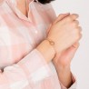 Bracciale Donna Lotus Style LS2080/2/3 Rigido In Acciaio Rosé Lavorazione Diamantata
