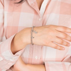 Bracciale Donna Lotus Style LS2170/2/6  Elastico Con Infinito Con Strass