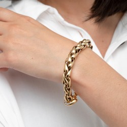 Bracciale Donna Lotus Style LS2127/2/2 A Catena In Acciaio Dorato Lotus Style