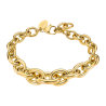 Bracciale Donna Lotus Style LS2336/2/2 In Acciaio Dorato Catena A Scalare