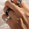 Anello Uomo Lotus Style LS2397/3/124 In Acciaio Satinato Tipo Fascia Misura 24