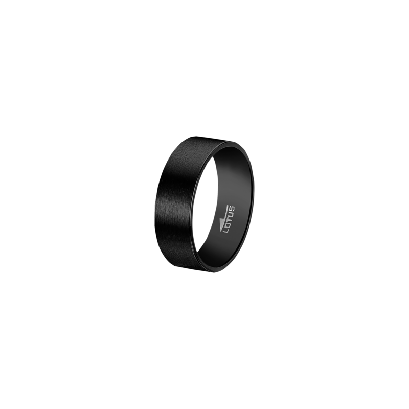 Anello Uomo Lotus Style LS2397/3/228 In Acciaio IP Nero Tipo Fascia Misura 28