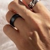 Anello Uomo Lotus Style LS2397/3/228 In Acciaio IP Nero Tipo Fascia Misura 28
