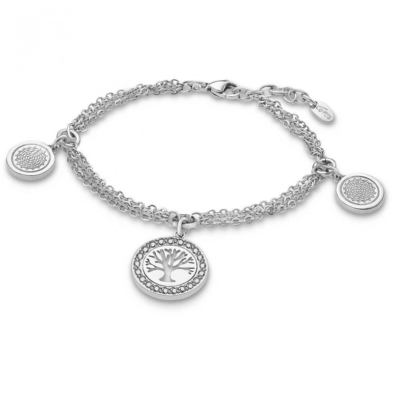 Bracciale Donna Lotus Style LS1869/2/1 In Acciaio Con Albero Della Vita