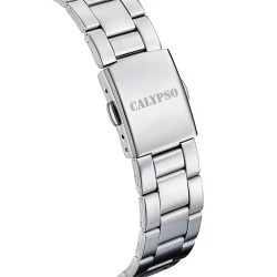Orologio Uomo Calypso K5858/4 Classico Solo Tempo Con Quadrante Nero