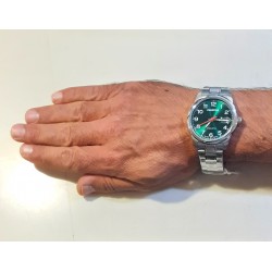 Orologio Uomo Calypso K5872/5 Classico Con Quadrante Verde E Cinturino Acciaio