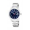 Orologio Uomo Calypso K5872/4 Classico Con Quadrante Blu E Cinturino Acciaio