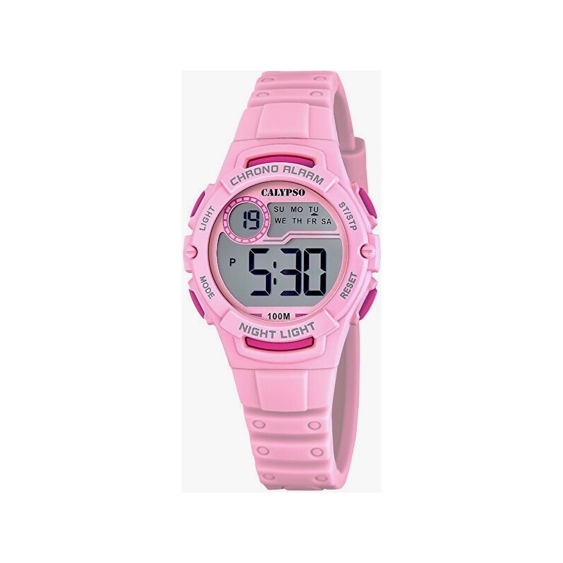Orologio Bambina Calypso K5852/1 Digitale Con Cassa E Cinturino Rosa