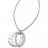 Collana Donna Lotus Style Lunga in Acciaio Con Pendente Ovale LS1672/1/1