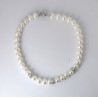 Bracciale Donna MIKIKO MR0717O4FCBI045 In Perle Con Chiusura E Dischetti In Oro Bianco