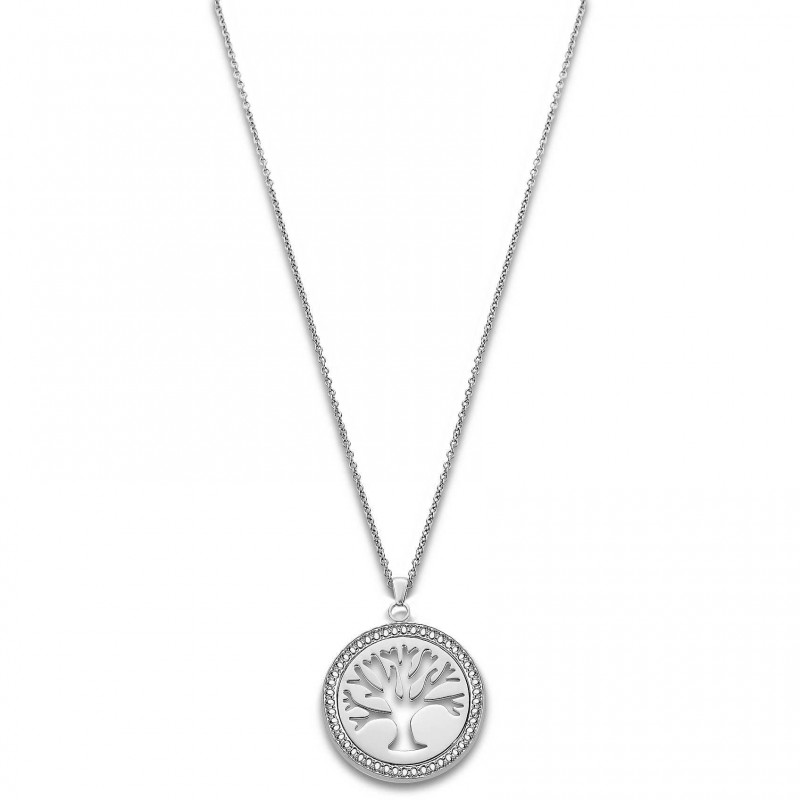 Collana Donna Lunga Lotus Style LS1869/1/1 In Acciaio Con Albero Della Vita