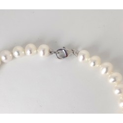 Bracciale Donna MIKIKO MB0861O4FCBI045 1 In Perle Con Sfere E Chiusura Oro Bianco