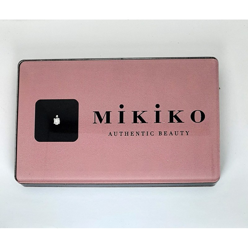 Diamante Blisterato MIKIKO MPGIM006O4BR003 Con Montatura Quadrata In Oro Bianco