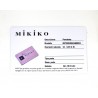 Diamante Blisterato MIKIKO MPGIM006O4BR003 Con Montatura Quadrata In Oro Bianco