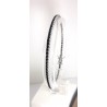Bracciale Unisex Gioja Argento CCL125 B Tipo Tennis Con Zirconi Neri