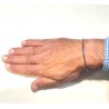 Bracciale Unisex Gioja Argento CCL125 B Tipo Tennis Con Zirconi Neri