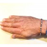Bracciale Uomo Sovrani J7575 Con Dischetti In Ametista E Inserti Antracite E Rosé