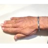 Bracciale Uomo ARKANO BAC143R In Acciaio Con Particolari Rosé E Neri