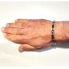 Bracciale Uomo ARKANO BAC100RN In Acciaio IP rosé Con fibra Di Carbonio