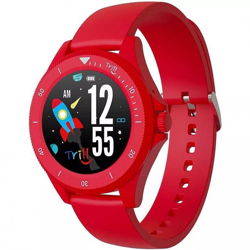 Orologio Smartwatch Bimbo Techmade TM-TRILL-RED Con Cassa E Cinturino Rossi