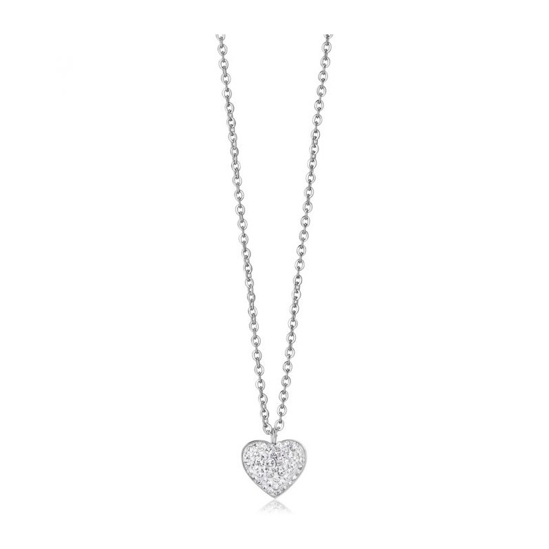 Collana Donna Luca Barra CK1285 In Acciaio Con Cuore