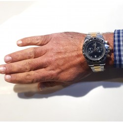 Orologio Uomo Liu-Jo TLJ2419 Cronografo Con Cassa E Cinturino Acciaio Bicolore