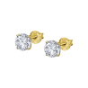 Orecchini Donna Lotus Silver LP2005-4/5 In Argento Dorato Punto Luce Con Cristalli