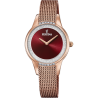 Orologio Donna Festina F20496/1 In Acciaio IP Rosé Con Quadrante Rosso