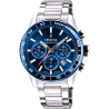 Orologio Uomo Festina F20560/3 Cronografo Con Quadrante Blu E Cinturino Acciaio