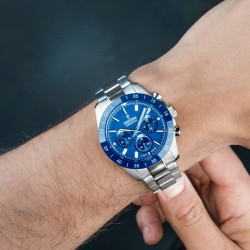 Orologio Unisex Festina F20693/4 Cronografo Con Quadrante Blu E Cinturino Acciaio