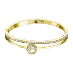 Bracciale Donna Rigido Lotus Style LS2121/2/3 In Acciaio Dorato Con Albero Della Vita