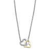 Collana Donna Lotus Style LS2117/1/1 In Acciaio Con Cuori e Strass