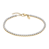 Bracciale Donna Lotus Style LS2341/2/2 In Acciaio Dorato Tipo Tennis