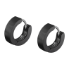 Orecchini Uomo Lotus Style LS2160/4/5 A Cerchio In Acciaio IP Nero