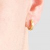 Orecchini Uomo Lotus Style LS2226/4/1 A Cerchio In Acciaio Dorato