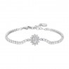 Bracciale Donna Luca Barra BK2736 In Acciaio Tipo Tennis Con Cristalli E Zircone Ovale