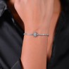 Bracciale Donna Luca Barra BK2736 In Acciaio Tipo Tennis Con Cristalli E Zircone Ovale