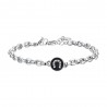 Bracciale Uomo Luca Barra BA1824 In Acciaio Con Ferro Di Cavallo