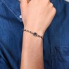 Bracciale Uomo Luca Barra BA1824 In Acciaio Con Ferro Di Cavallo