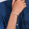 Bracciale Uomo Luca Barra BA1807 In Acciaio Con Piastra E Zirconi