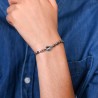 Bracciale Uomo Luca Barra BA1823 In Acciaio Con Infinito