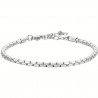 Bracciale Uomo Luca Barra BA1818 In Acciaio A Maglia Rotonda